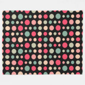 180115 v2 - Kleuren 01 - op zwart Fleece Deken (Voorkant (Horizontaal))