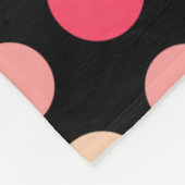 180115 v2 - Kleuren 01 - op zwart Fleece Deken (Hoek)