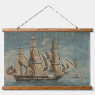 1803, USS Constitution, Historical Wall Art Hangend Wandkleed