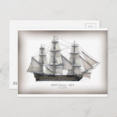 1805 Overwinningsschip Briefkaart (Voorkant / Achterkant)