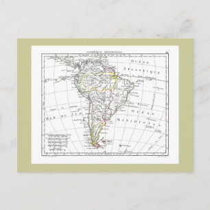 1806 kaart - L'Amérique Méridionale