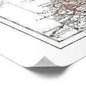 1806 Map - La Republique Batave Poster (Hoek)