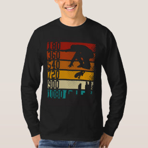 180 360 540 720 900 1080 Skateboarden Skater T-shirt