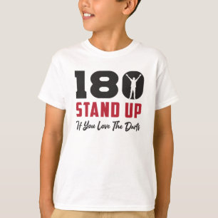 180 Darts Bullseye Dartboard Pijl Grappig cadeau i T-shirt