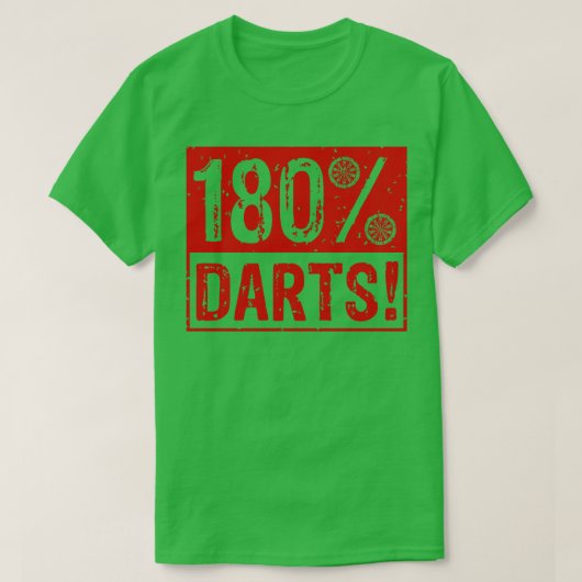 180 Darts T-shirt (Design voorkant)
