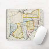 1812 Ohio Map Mousepad Muismat (Met muis)