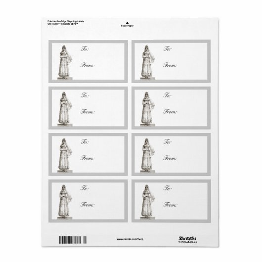 1813 Bride Etiket (Full Sheet)