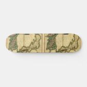 1815 Kaart van Korea en Japan Skateboard (Horizontaal)