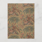 1815  vogelboom bloemenpatroon briefkaart (Voorkant)