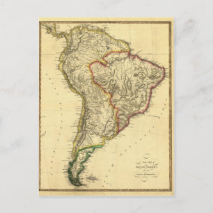 1817 Kaart van Zuid-Amerika
