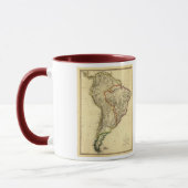 1817 Kaart van Zuid-Amerika Mok (Links)