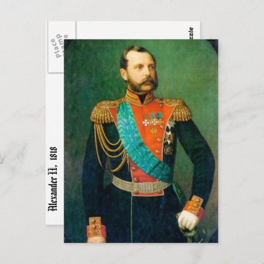 1818 Alexander Briefkaart (Voorkant / Achterkant)