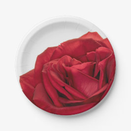 1822 - Rode bruiloft Roos Papieren Bordje