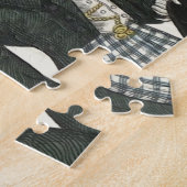 1823 Antiek bruiloft Man Vrouw Mode Legpuzzel (Zijkant)