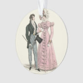 1823 Antiek bruiloft Man Vrouw Mode Ornament (voorkant)