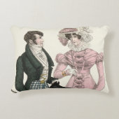 1823 Antieke Bruiloft Man Vrouw Mode Accent Kussen (Voorkant)