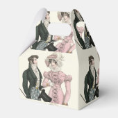 1823 Antieke Trouw Man Vrouw Mode Bedankdoosjes (Voorkant Zijde)