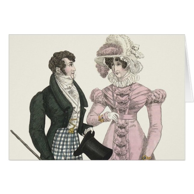 1823 Antique Homme Mariage Femme Mode (Devant horizontal)