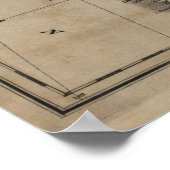 1823 Map of the United States Poster (Hoek)