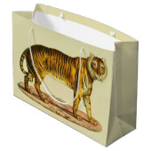 1824 tijgerprint groot cadeauzakje (Achterkant Gekanteld)