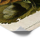 1825  Wild Turkey door John Audubon Poster (Hoek)