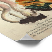 1831 paddenstoelvariëteit Rood bruin afdrukken Poster (Hoek)