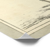  1831 Skeletanatomie Afdrukken Poster (Hoek)