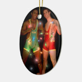 18346 Kerstmis Keramisch Ornament (Links)