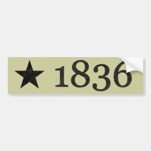 1836 BUMPERSTICKER