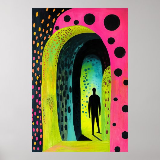 1837 Heroïsche figuur in Archway Poster (Voorkant)