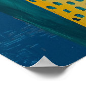 1840 Heroïsche figuur in Archway Poster (Hoek)