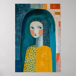 1840 Heroïsche figuur in Archway Poster