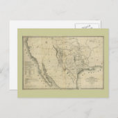 1844 Carte du Texas et des pays limitrophes (Devant / Derrière)