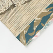 1844 Victoriaans huwelijk Artwork Fleece Deken (Hoek)