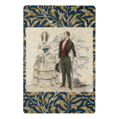 1844 Victoriaans huwelijk Artwork Mini Klembord (Achterkant)