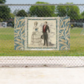  1844 Victoriaans huwelijk Artwork Spandoek (Insitu)