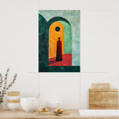 1847 Heroïsche figuur in Archway Poster (Keuken)