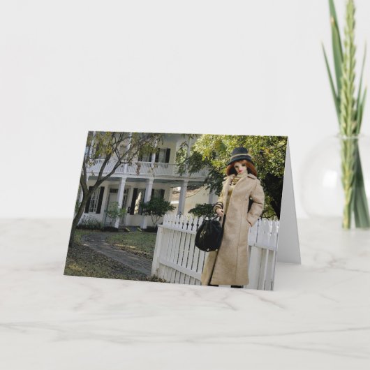 1847 Kellum Noble House, Sam Houston Park, Verenig Kaart (Voorkant)