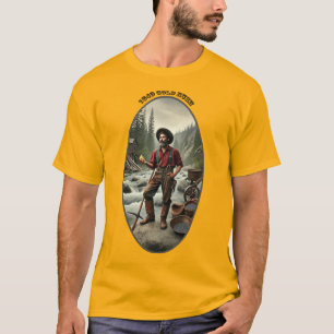 1849 California Gold Miner met een grote Nugget UR T-shirt