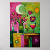 1850 Dreamlike Flow Poster (Voorkant)