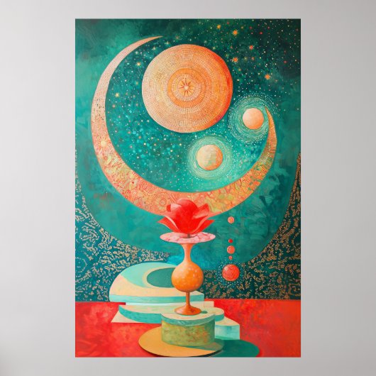 1851 Dreamlike Flow Poster (Voorkant)