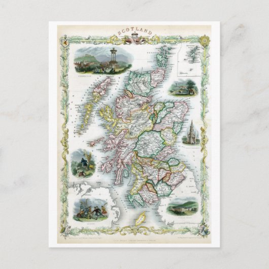1851 Schotland Briefkaart (Voorkant)
