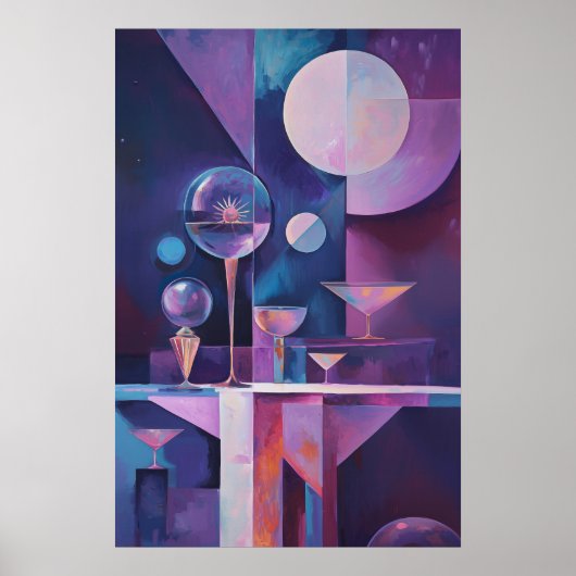 1852 Dreamlike Flow Poster (Voorkant)