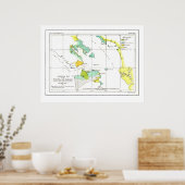 1853 Carte de San Francisco - Poster (Cuisine)
