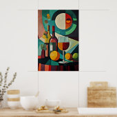 1857 Dreamlike Flow Poster (Keuken)