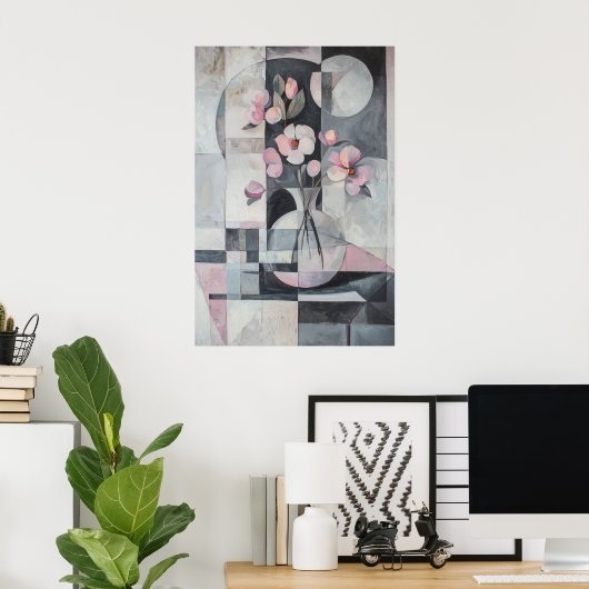 1858 Dreamlike Flow Poster (Thuiskantoor)