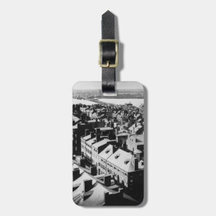 1859: De stad Boston, Massachusetts Bagagelabel