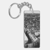 1859:  De stad Boston, Massachusetts Sleutelhanger (Voorkant Links)