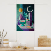 1859 Dreamlike Flow Poster (Keuken)