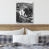 1859: Een uitzicht van Boston die naar het zuiden  Canvas Afdruk (Insitu (Slaapkamer))